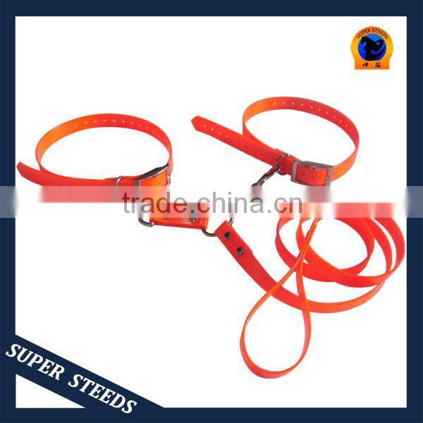 TPU/Nylon Two Ways Double Dog Couple Walking dog leash double hooks