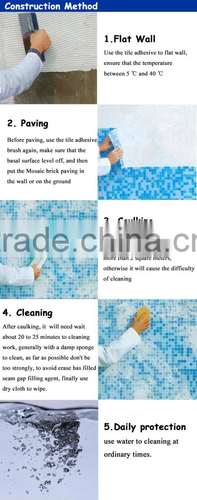 Custom dolphin pattern design swimming pool mosaic tile for pool