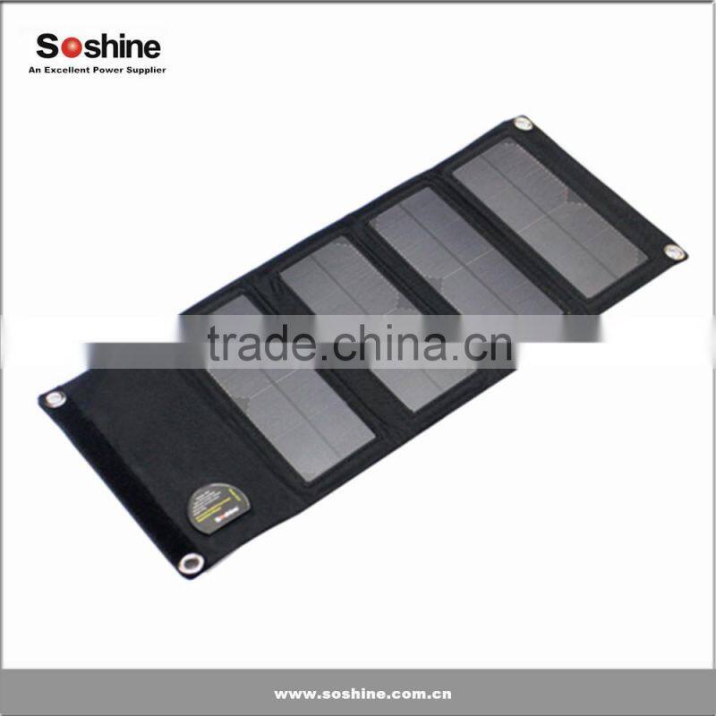 Soshine Universal 5V1.5A Four-Panel 10-WATT Rapid Solar Charger