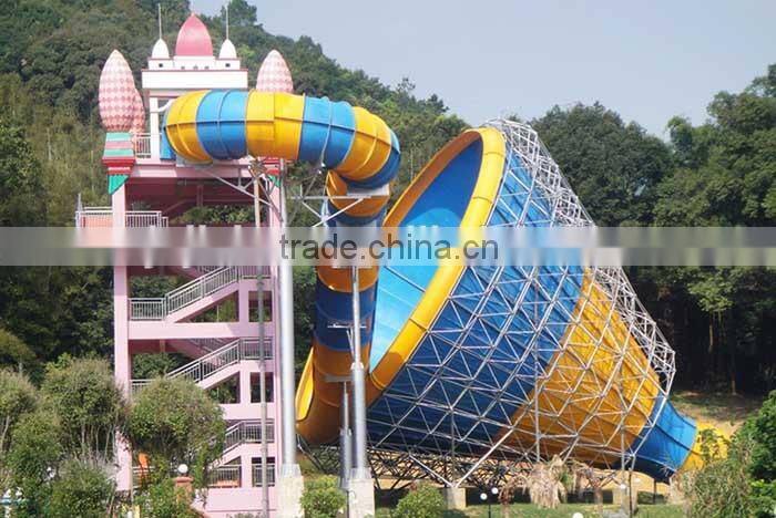 Theme Park Children's Favorite Amusement Spiral Water Slide