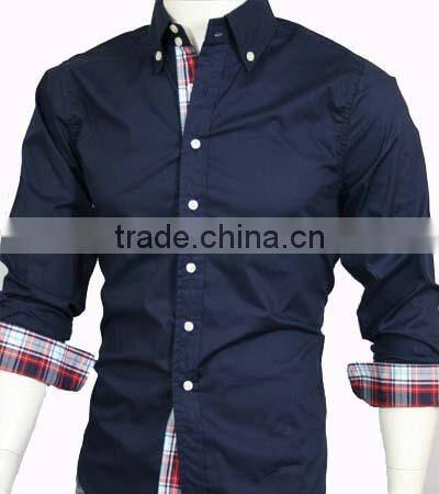 2015 wholesale 100% cotton button down collar long sleeve men's white oxford shirt