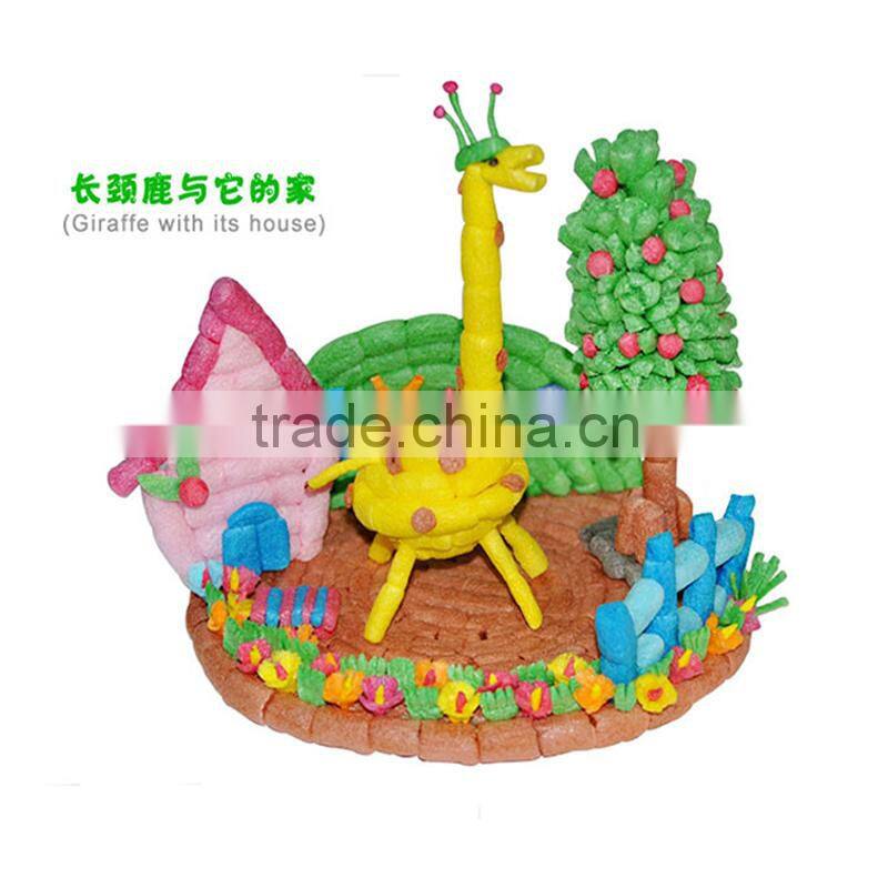 400PCS DIY Magic cornstarch block play set, play corn, 2016 new hot toys, move brain toys