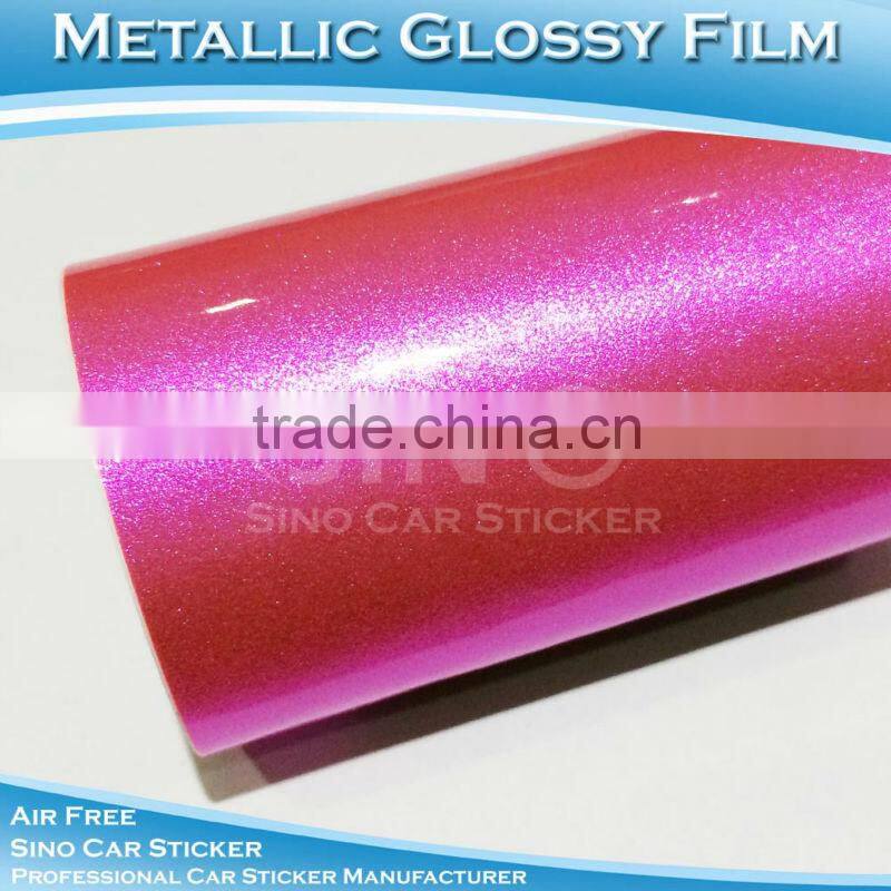 CARLIKE Super Quality Chrome Gold Glossy Car Wrap Vinyl Metallic Foil