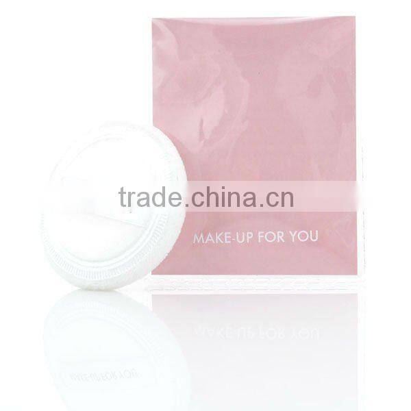 Protable Beautiful Free Samples Makeup Sponge Powder Puff With PVC Bag