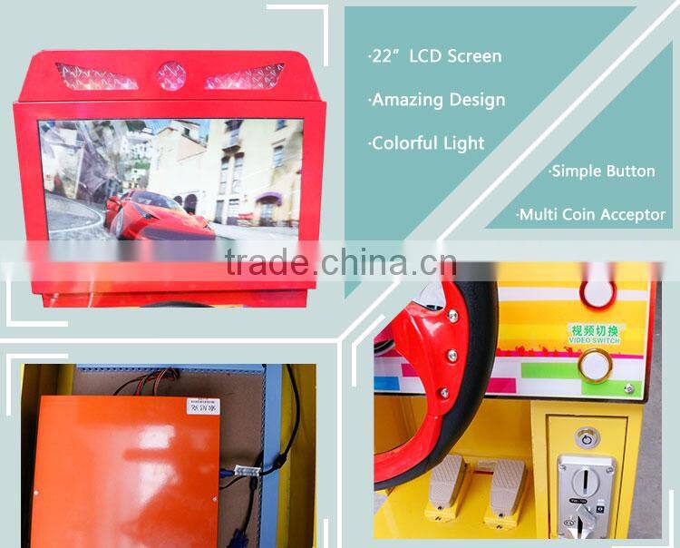 Driving Simulator 22 Inch Outrun Arcade Machine Racing Car For Sale