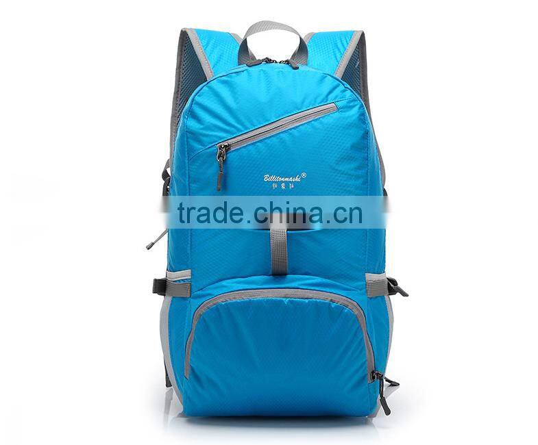 Outside folding travel backpack travel
