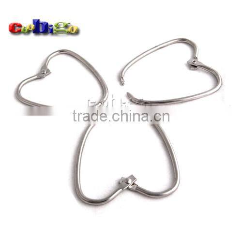 Multi Shape Snap Ring Opening Nickel Plated Iron #FLQ133