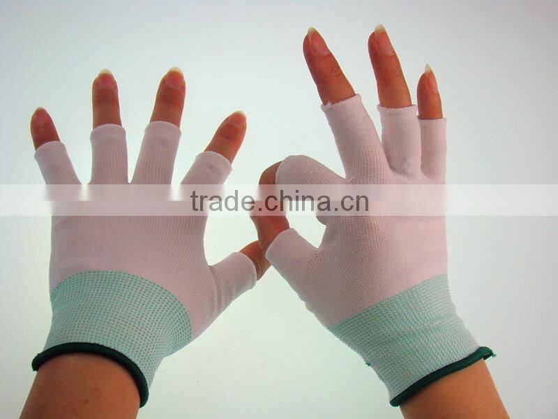 nylon glove white