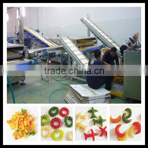 3d pellet fried snacks processing line machine