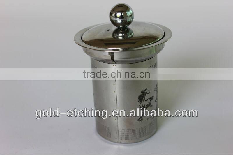 metal tea strainer metal tea infuser for glass tea pot