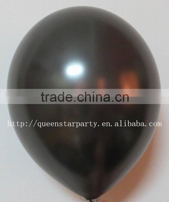 Latex balloons party balloons Metallic color Black