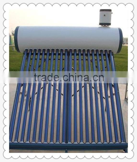 100L Compact non-pressure solar water heater with assistant Tank(10 tubes)