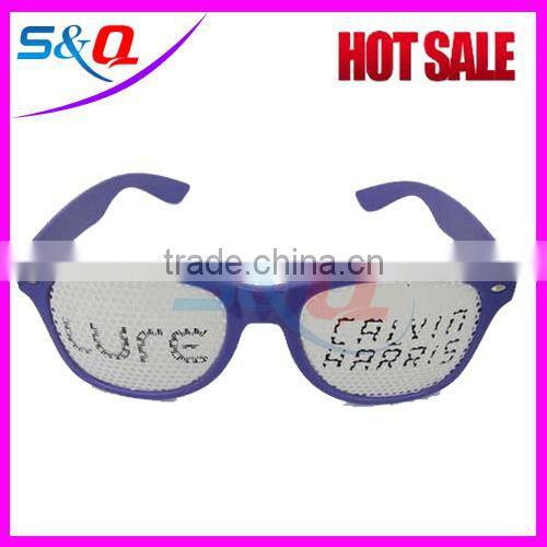 Custom Black Pinhole Glasses with custom logo
