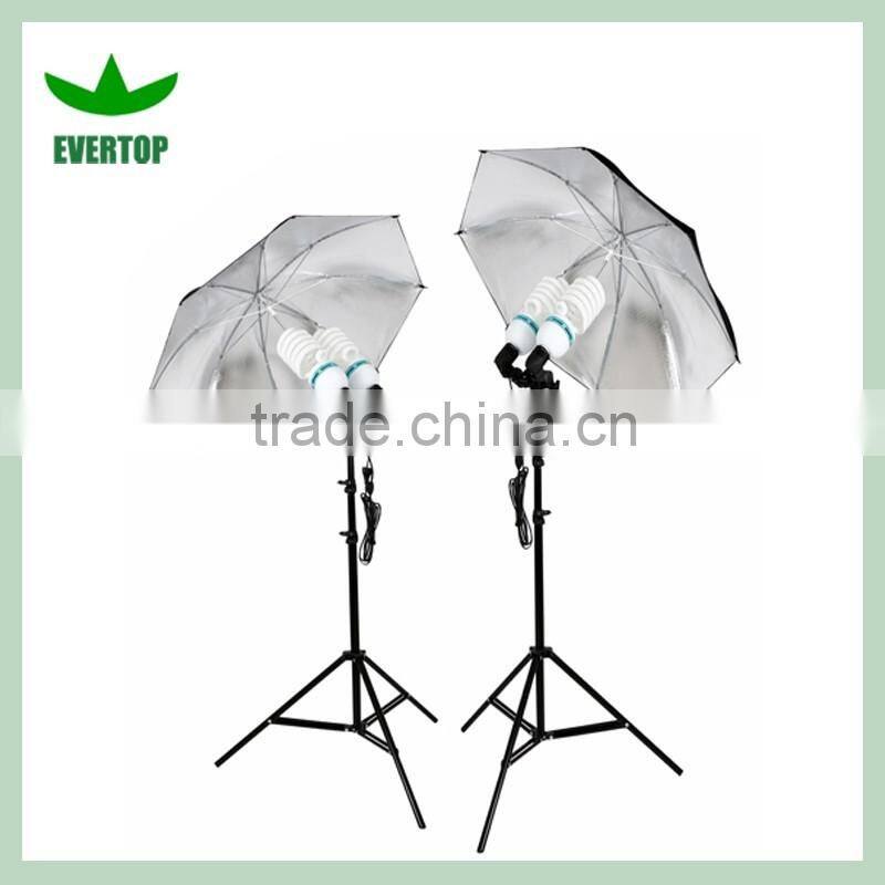 TS-ULK03 Photo Studio Reflective Umbrella Continuous Lighting Kits with Double Head