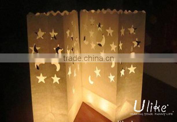 paper bag for candle New design luminaria candle bag