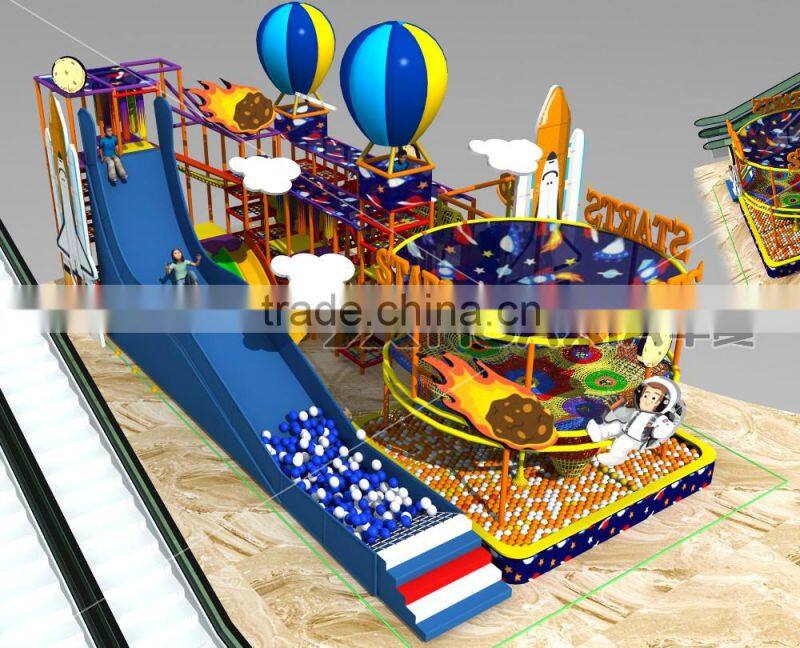 Super slide new design children commercial indoor used playground equipment for sale