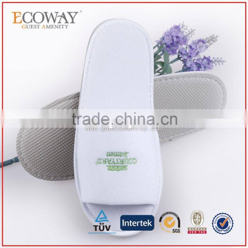 cheap hotel guest eva disposable slippers open toe indoor slippers for men