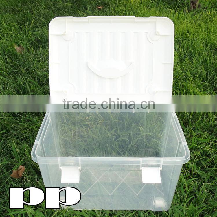 white plastic storage box