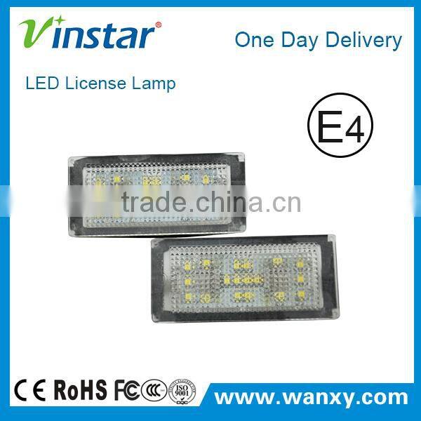 E66 license plate lamp E66 license plate bulbs E66 license plate light for BMW with E-mark E4 CE ROHS