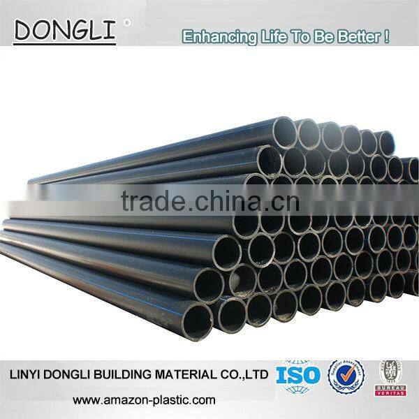 Buried hdpe rolled pipe 3 inch 4 inch 75mm 90mm water flow tube