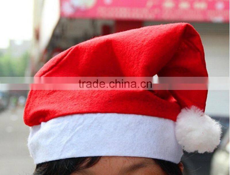 High quality red christmas hat,santa hat,santa clause hat