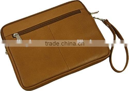 Brown PU leather tablet cover 7 inch tablet case for ipad