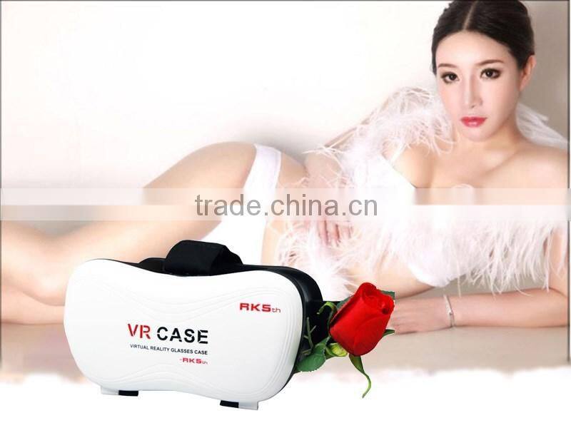 VR Case 3d Virtual Reality Helmet Video Glasses 3d glasses for blue film video open sex video