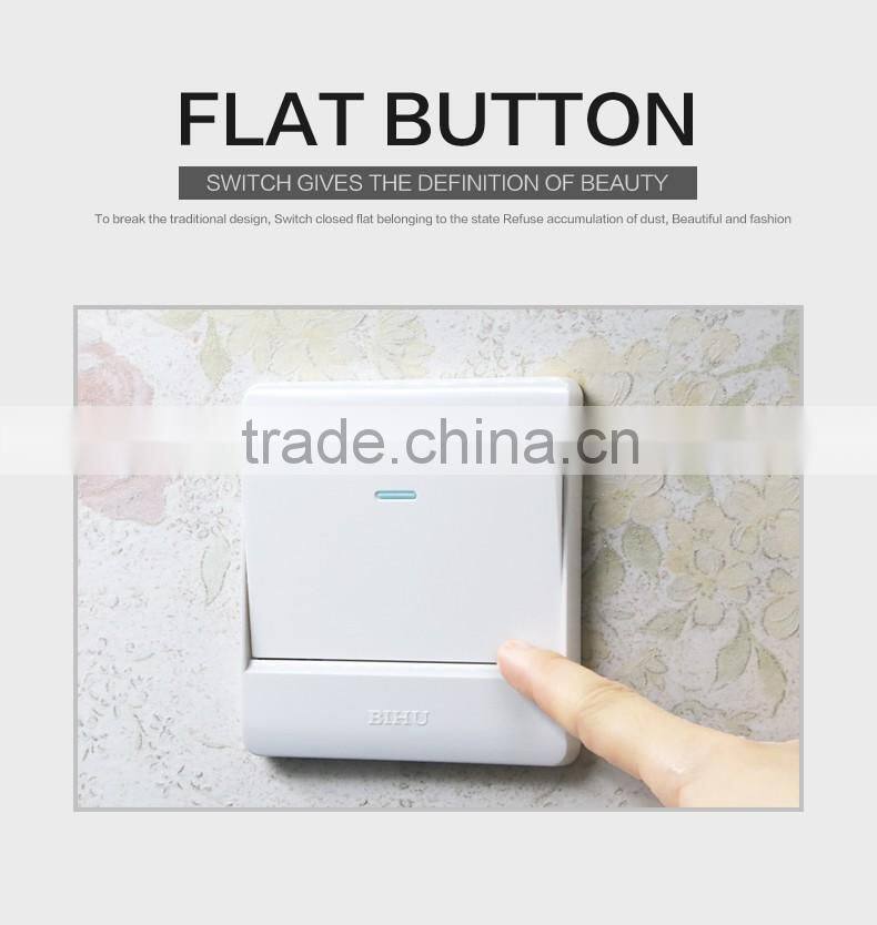 Good quality shanghai BIHU factory price wall gang light switch for sale