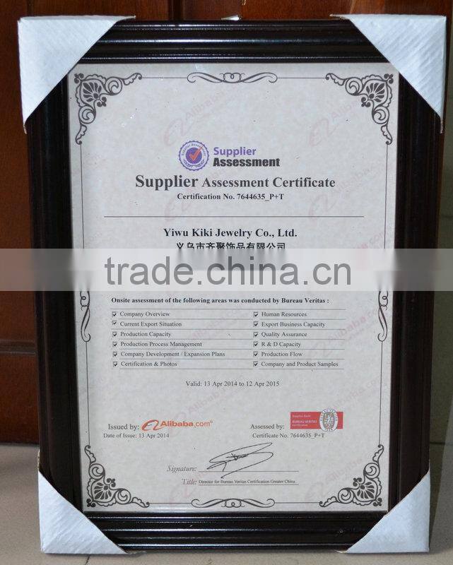 Fashion highly polished AA white gold diamond wedding ring