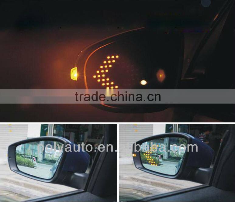 for NISSAN side mirror glass with LED turn signal arrow