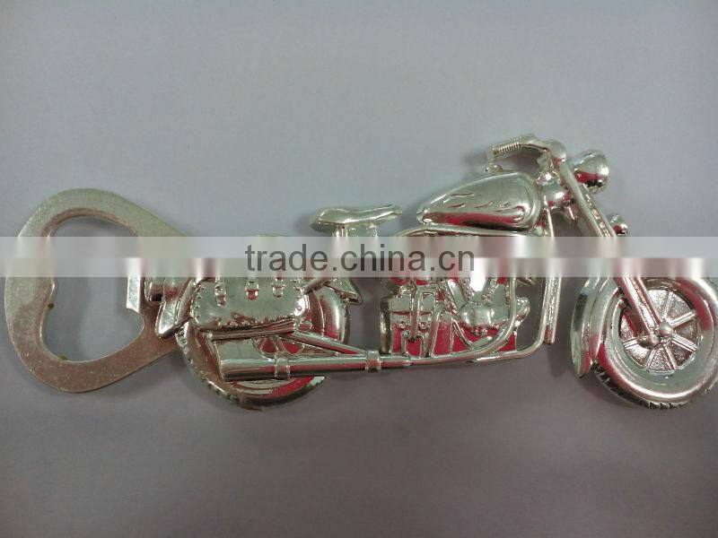 2015 practial motorcycle shape bottle opener metal special wine opener