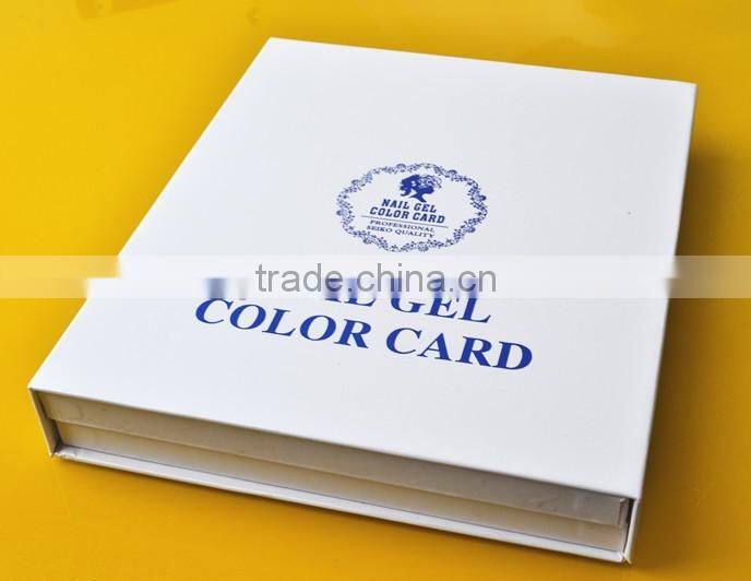 216 colors Nail gels color card with good price high quality