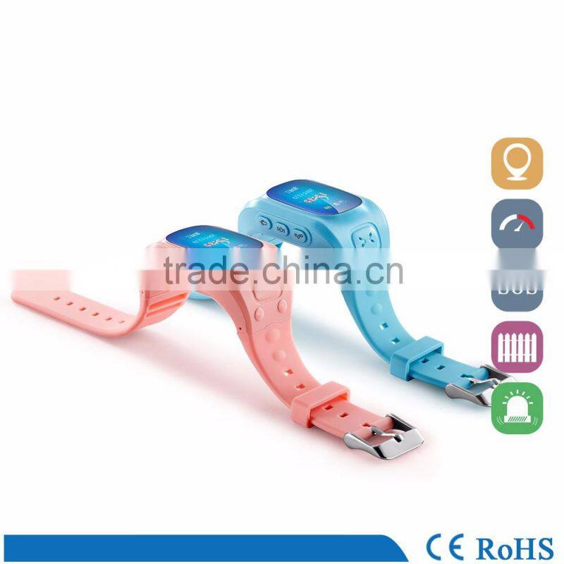 Kid smart wrist watch gps tracking device oem
