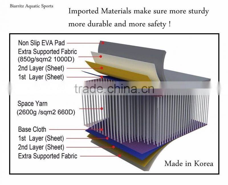 Eco-friendly EVA pad heavy-duty inflatable sup boards stand up paddle boards