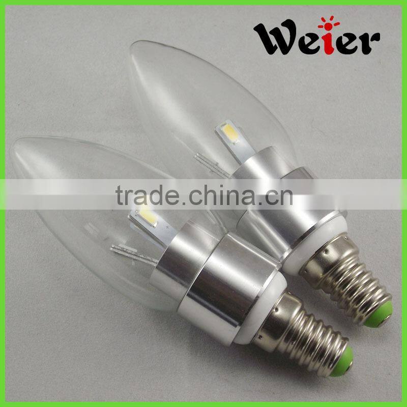 COB Filament bulb E14 candle replace halogen 30W