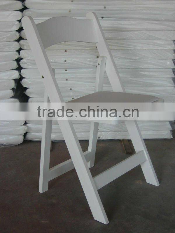 Hot Sale Padded Resin Folding Chair / Cheap Plastic Folding Chair