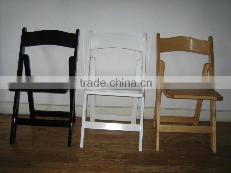 China supply wood used folding tables chairs for sale