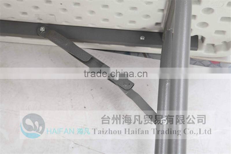 hot sell PE 183cm office white meeting table/special conference table for study with removable legs