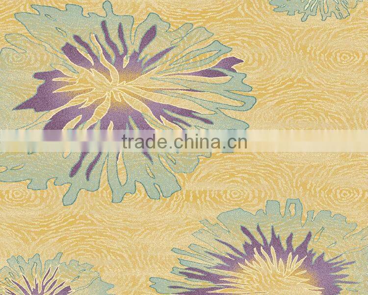 100% wool Chinese handmade carpet with excellent appearance retention