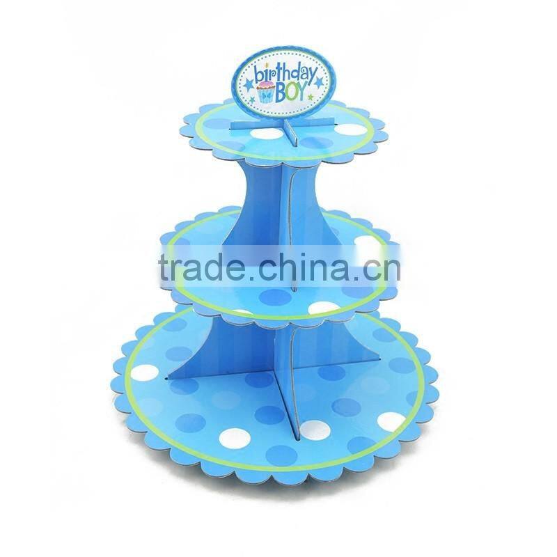 3 Tier Cake Stand Cupcake Stand For Happy Birthday Cake