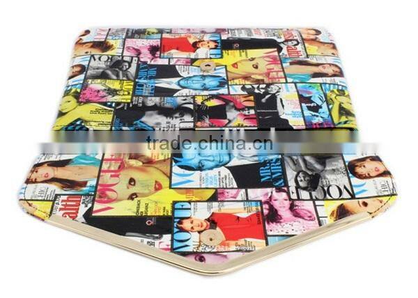 2014 newest trendy magazine clutch bag envelope evening bag
