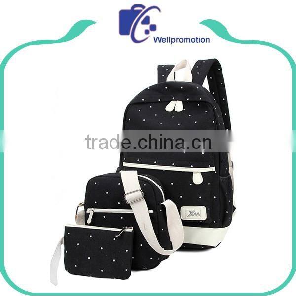 Wholesale multifunctional school backpack children / girl polyester backpack