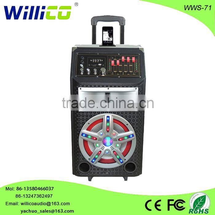 new products 2016 portable stage ktv speaker with screen