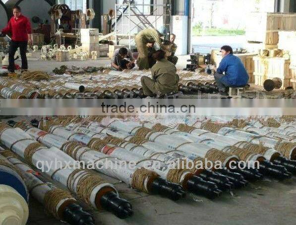 Regenerated leather paper machine