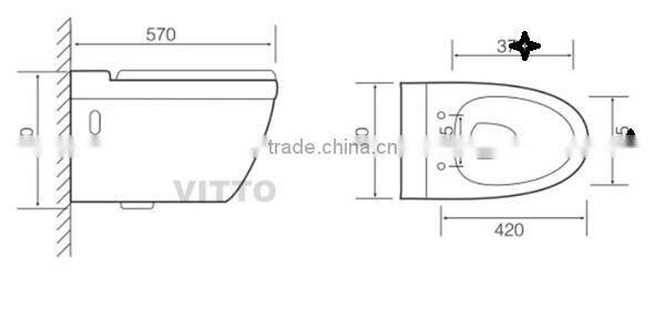 VITTO Italy designer toilet