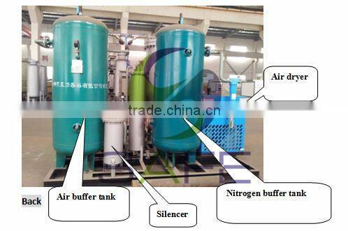High purity of nitrogen generator for sale for chemical industry can OEM