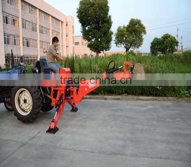 mini tractor excavator/ tractor mounted backhoe excavator with front end loader