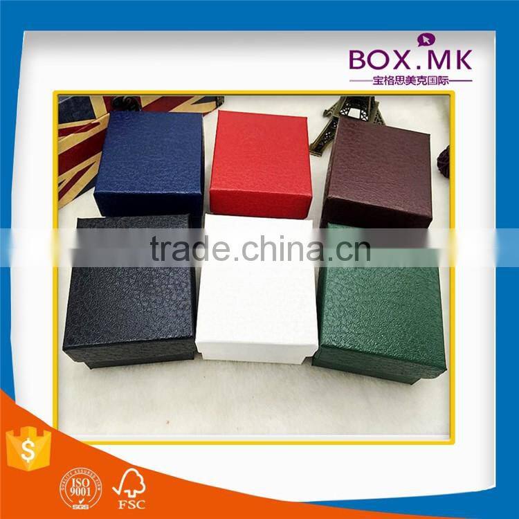 New Style Wholesale High Quality Fashionable Cheap Square Red Watch Paper Box