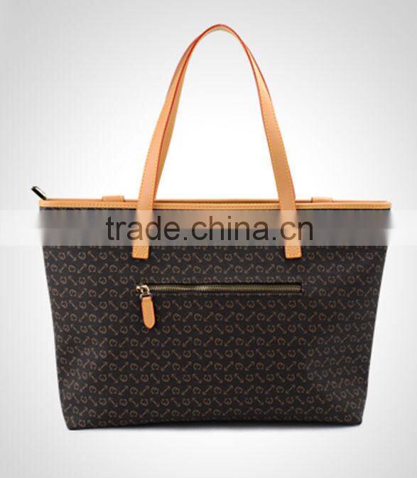 new design pu leather bags ladies casual tote handbags