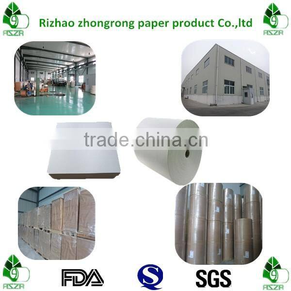 21-400gsm recycled wood pulp pe coated paper